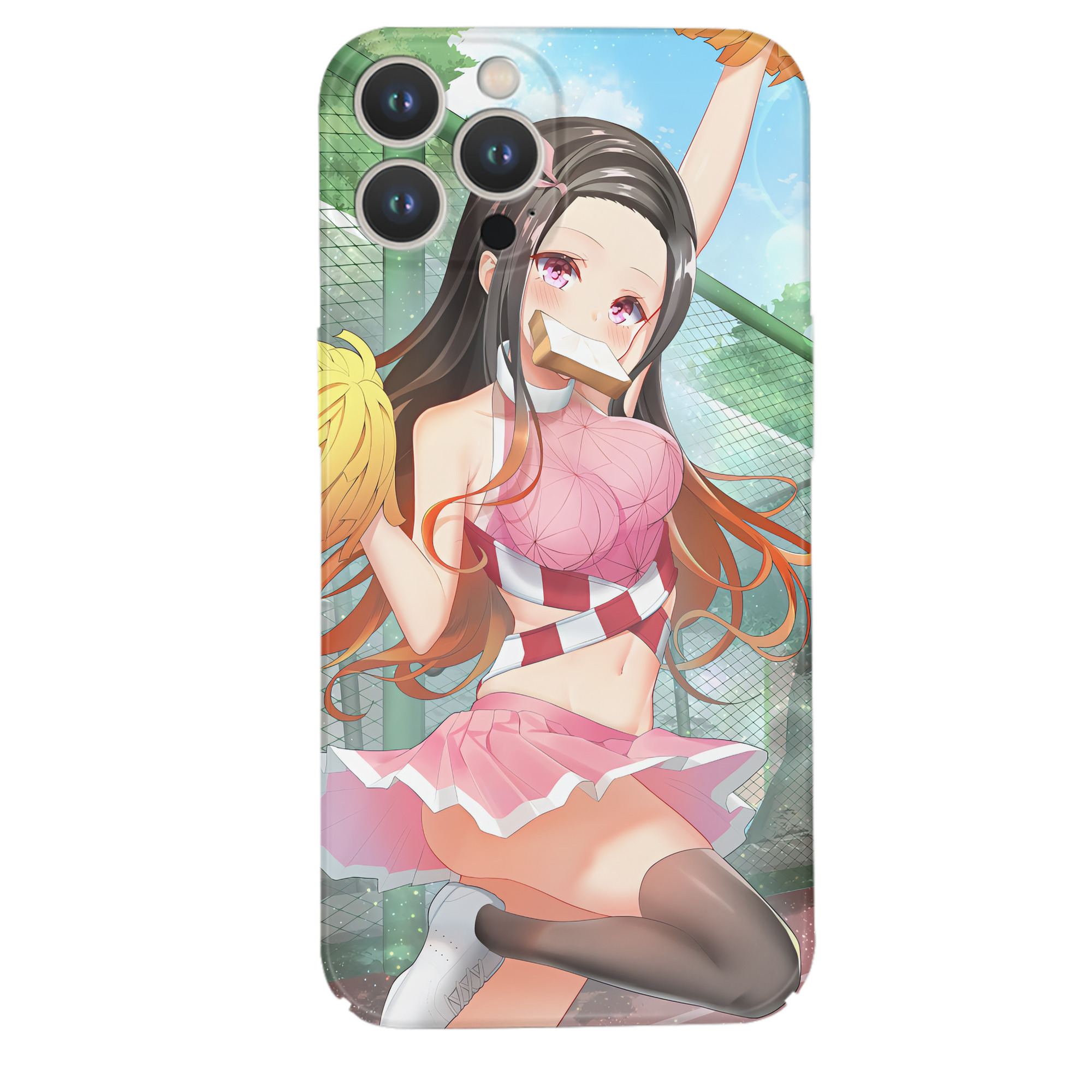 （画像用） 鬼滅の刃（きめつのやいば）竈門 禰󠄀豆子／かまど ねずこ Kamado Nezuko 【iPhone 14シリーズ対応】ハードケース